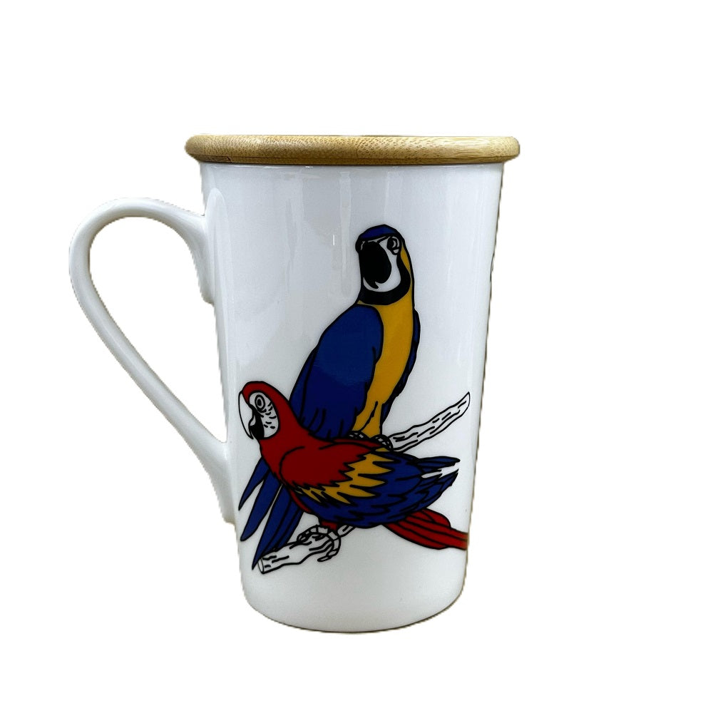 Tall Mug with Bamboo Lid