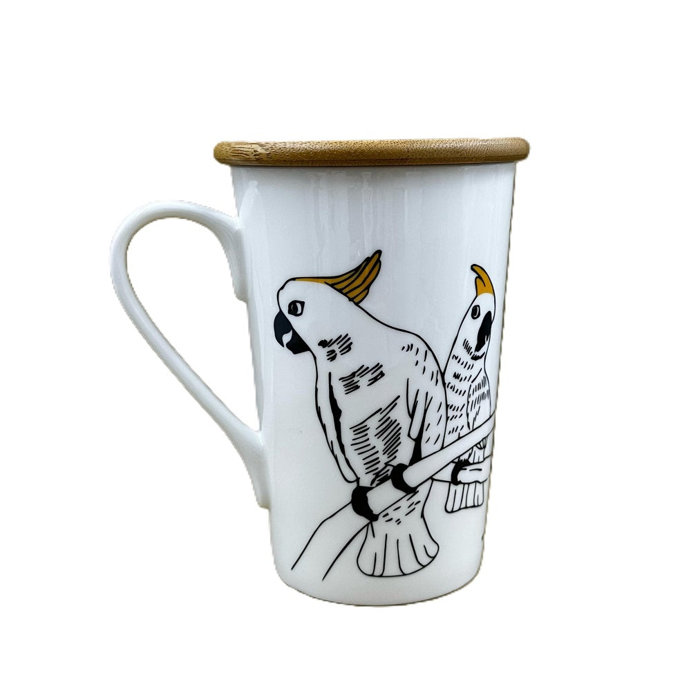 Tall Mug with Bamboo Lid