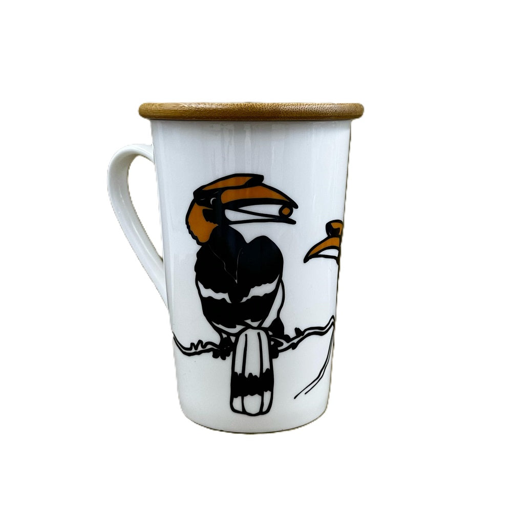 Tall Mug with Bamboo Lid