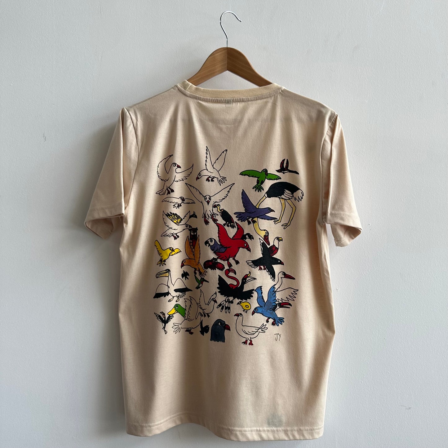 Unisex T-shirt - Bird Collage Design