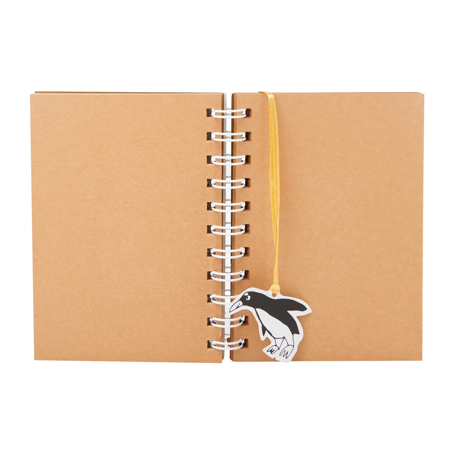 A6 Notebook - Penguin Bookmark