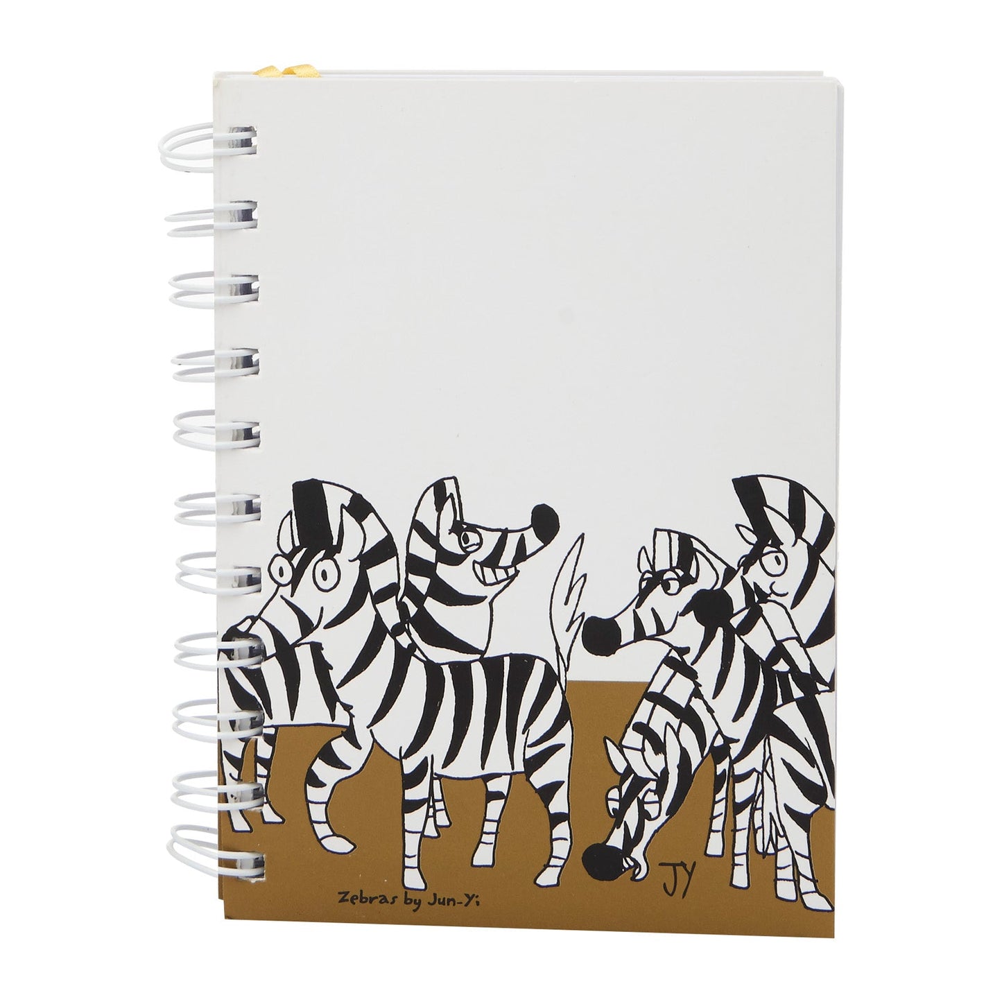 A5 Notebook - Zebra Design - Gold