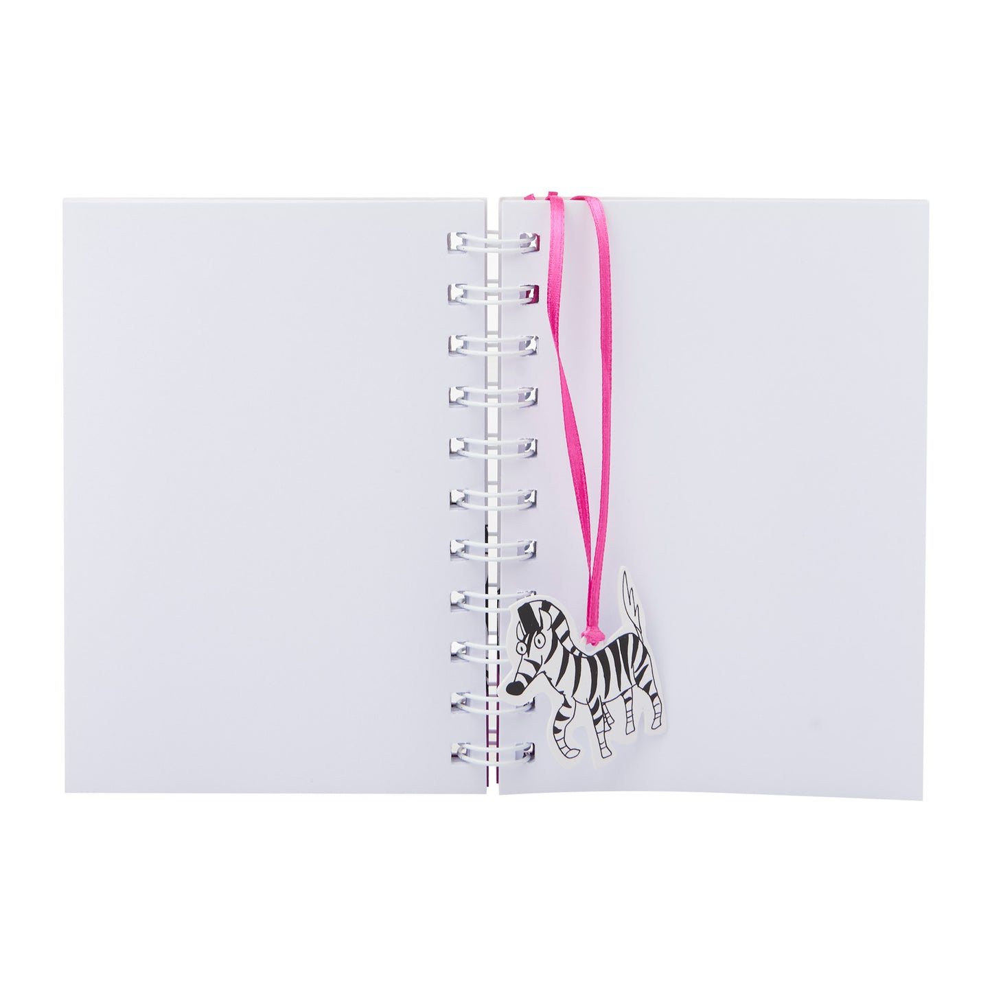 A6 Notebook - Zebra Bookmark