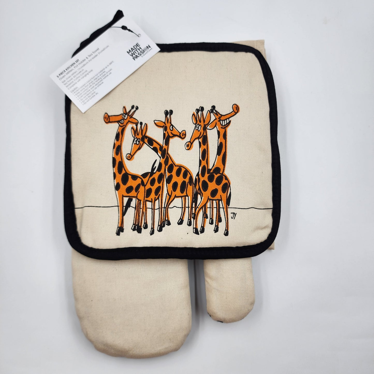 3-Piece Kitchen Set - Giraffe