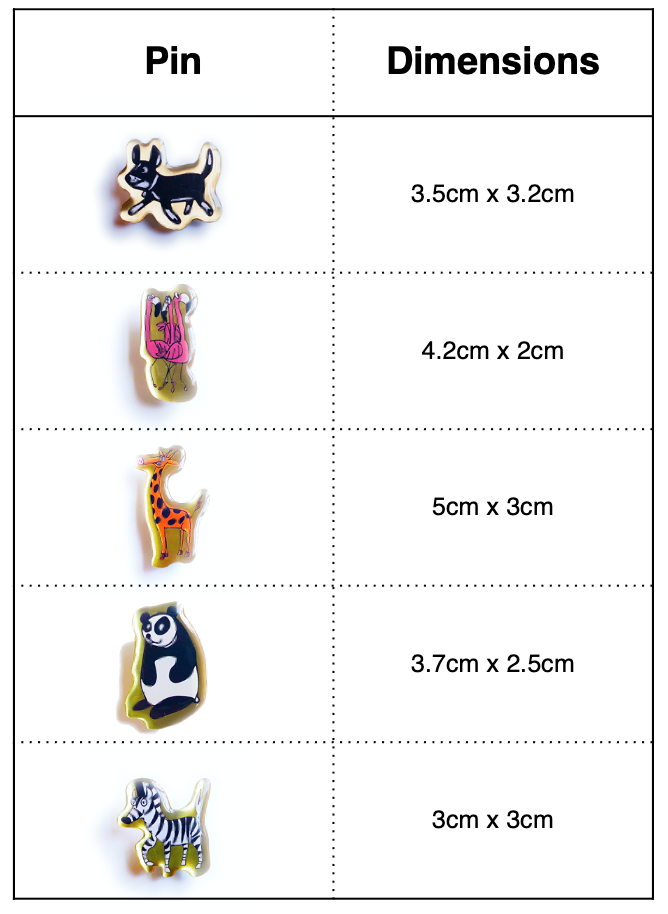 Animal Pins