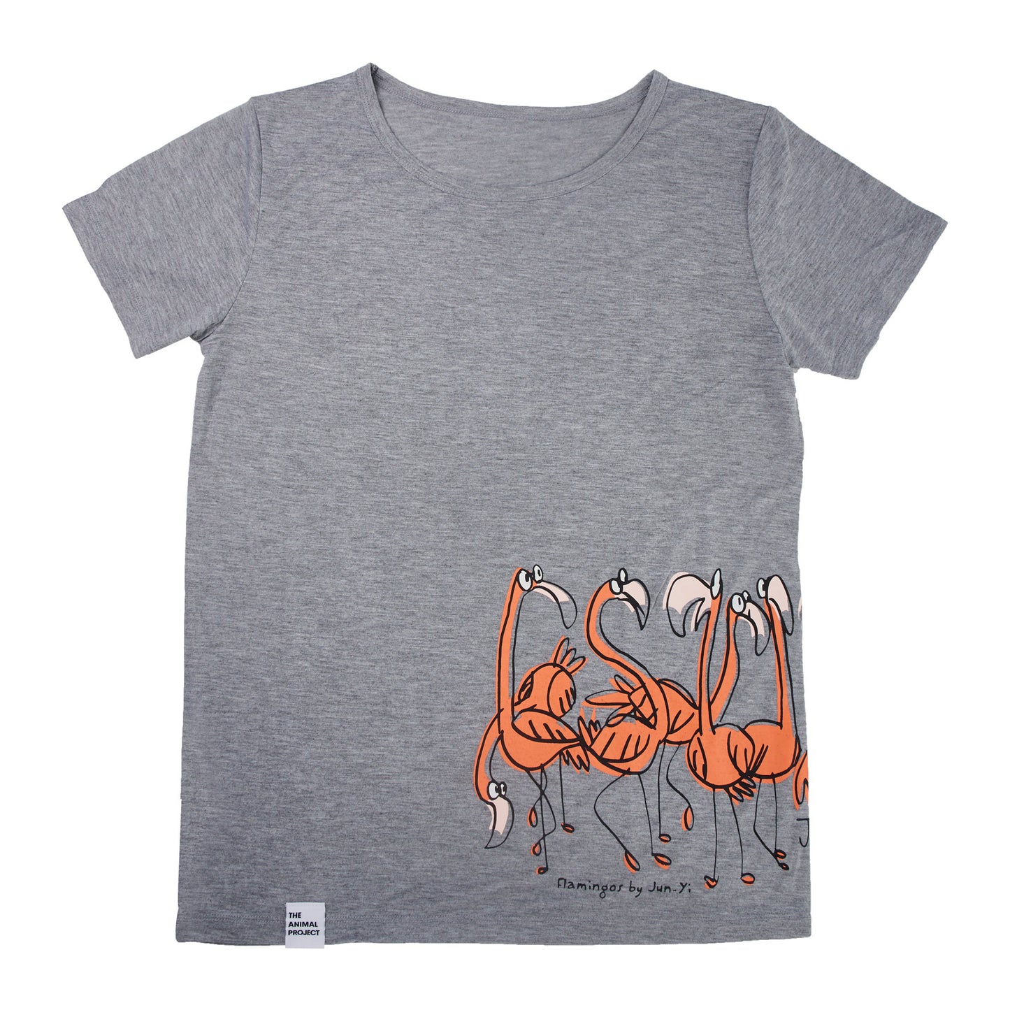 Ladies T-shirt - Flamingo Design