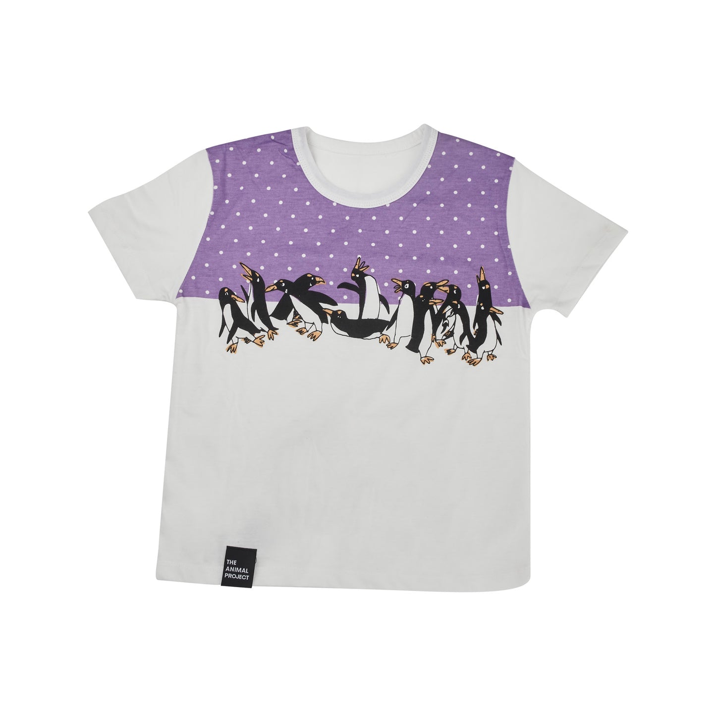 Kids T-shirt - Penguin With Snow Design
