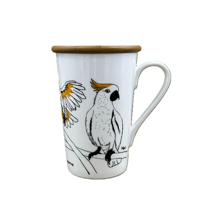 Tall Mug with Bamboo Lid