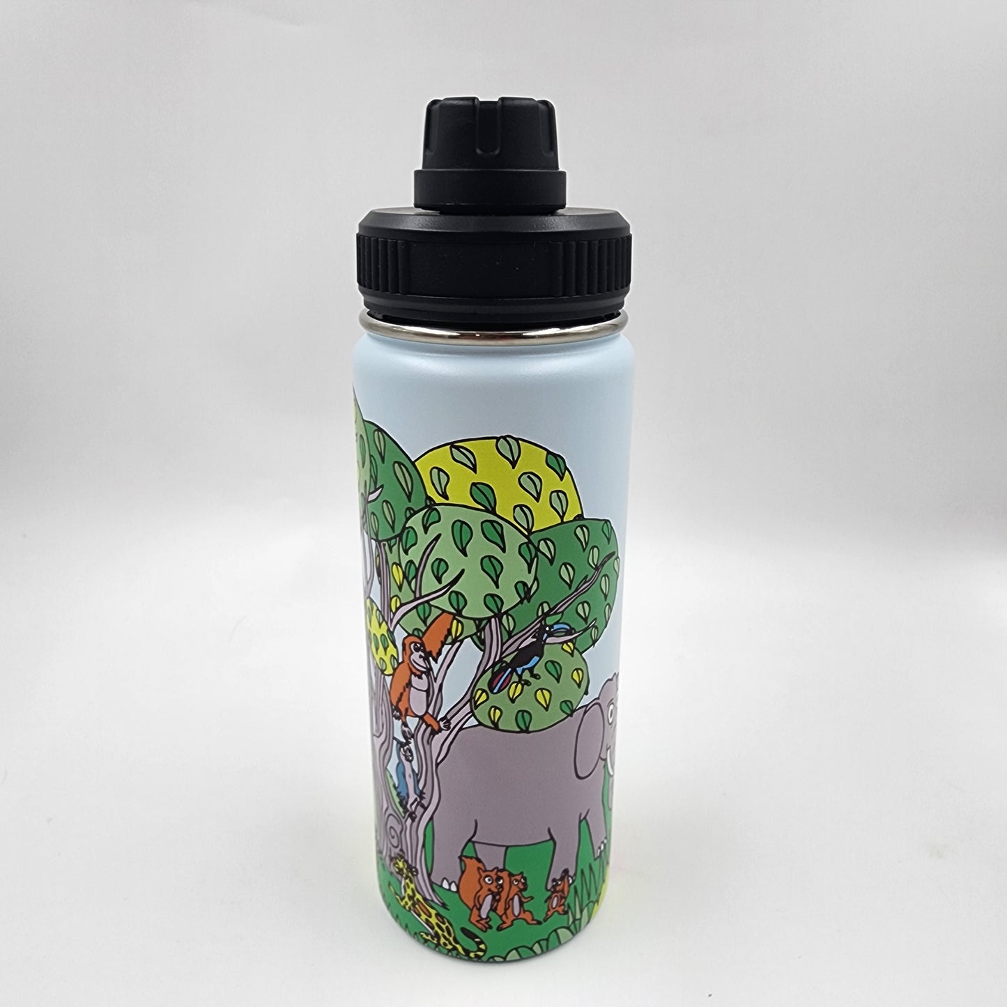 Thermal Bottle - Animals in Forest