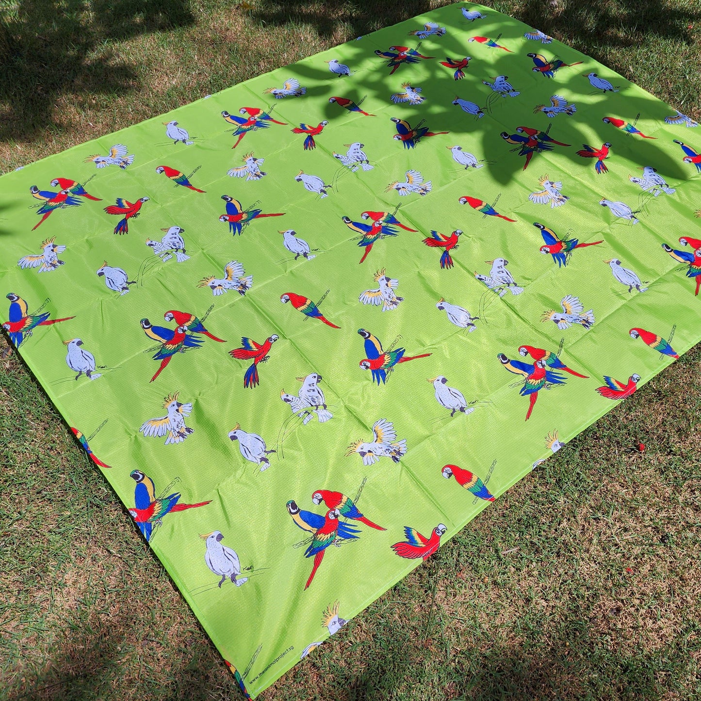 Picnic Mat - Macaw & Cockatoo