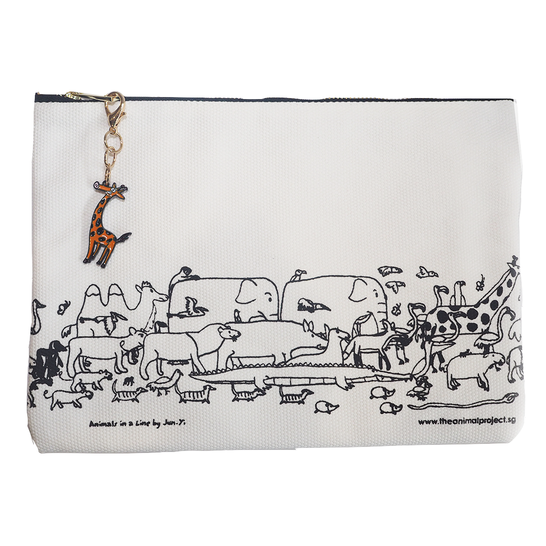 Pouch with Charm - Giraffe Design | The Animal Project