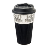 B&W Thermal Mug - Giraffe