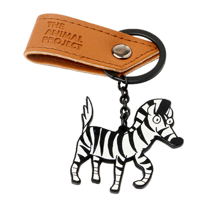 Keychain - Zebra Design