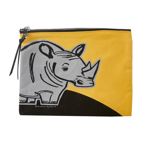Pouch - Rhinoceros by Hairil