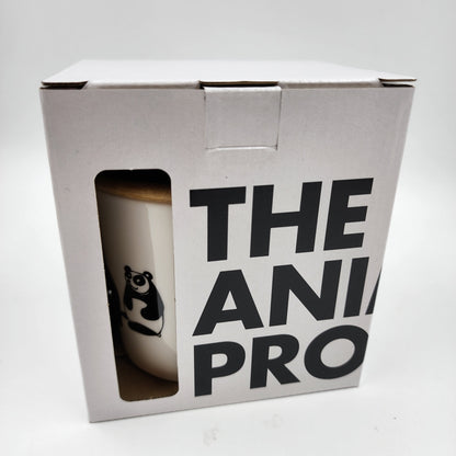 Wide Tapered Mug With Bamboo Lid - In Box